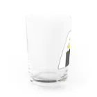 こんぺい工房のおにぎりに登るバナナ Water Glass :left