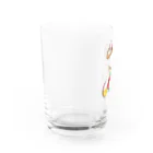 しろうめ庵ノSUZURIさんのパプリカさん Water Glass :left