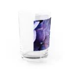 8l0の紫陽花　紫 Water Glass :left