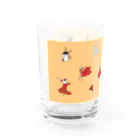 satomimitsukiのドン・キホーテ オレンジ Water Glass :left