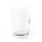 猫と睡眠薬のブルーレモネード Water Glass :left