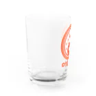 蛇口〆太のお店の無い家紋-陰陽巴カレーライス- Water Glass :left