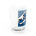 tamaccoの井の中の蛙には旅をさせよ。 Water Glass :left