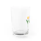 Katieのみっつのちゅーりっぷ グラス Water Glass :left