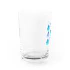 梅のJewel drops Water Glass :left