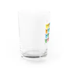 4kakeクリエイティブワーク SUZURI SHOPのくまとビール「BEEAR」アートスタイル Water Glass :left