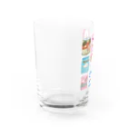 いぬけんやさんのdog food Water Glass :left