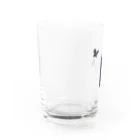 もずくろショップの蝶と黒猫 Water Glass :left