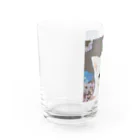 おちょぴの紫陽花としろねこ Water Glass :left