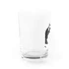 朔のボウルのかっこいいハスキー横顔 Water Glass :left