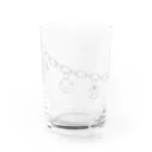ヤシログラムショップのチームこらいふ・チェーンフェイス柄 Water Glass :left