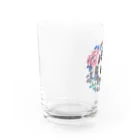 狭刈十の花鳥八卦図 Water Glass :left