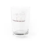 花のお茶会コップ Water Glass :left