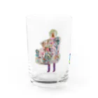 ふっかふっかひゅーんのひと Water Glass :left