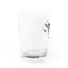 PANDA panda LIFE***の文字を運ぶパンダ Water Glass :left