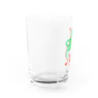 ウィンナー天国のクリームソーダ姉さん Water Glass :left