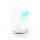 灯さかすのひんやりペンギンましまろう Water Glass :left