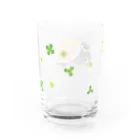 ハルノキ工房のはなくいバク(クローバー) Water Glass :left