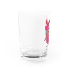 真田幸丸屋  SUZURI支店の真田幸丸(アマビエ) Water Glass :left