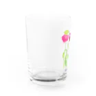 papricaのもも色ポピー Water Glass :left