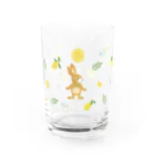 瀬戸めぐみ｜イラストレーター　   のうさぎとレモン　グラス Water Glass :left