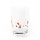 煮物(∴)の風船と女子【赤】 Water Glass :left