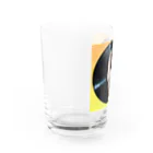 oka0150noのカセット男 Water Glass :left