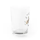 ©ニャンどんの部屋(公式)の❤️ニャンどん❤️ご祈祷・鬼火グラス Water Glass :left