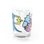 はらぺこたろうの恐竜ROCK Water Glass :left