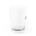 カラス工房のドット画カラス(黒) Water Glass :left