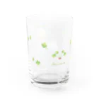 ハシビロ☆SHOPのクローバー☆ハシビロコウ Water Glass :left