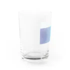 morの夕焼け時々晴れ Water Glass :left