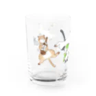 フジワラヨシトのよいどれ猫 Water Glass :left