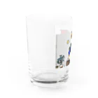 5to_san 【ごとさん】の福いる→福にゃる Water Glass :left