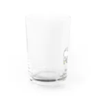 ふっくらボリサットの猫にちょっかいだす夫・サミ太郎 Water Glass :left