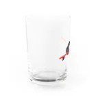 チノサーフアートのBlack panther Water Glass :left