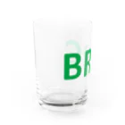 ブリっくん・ボバースキャンプショップのBRiCグリーン Water Glass :left