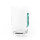 きりもやや👁☔📚のみつ目るとしょかん(メェガン&プシュケ) Water Glass :left