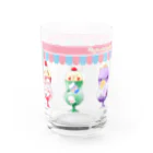 punchanclubのくりーむしょだメニューグラス Water Glass :left