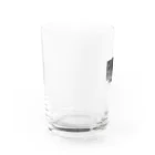 31295_rの駆け抜ける猫②正方形 Water Glass :left