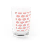 neuneunet.shopのピンクのたい焼き Water Glass :left