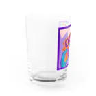 Mieko_KawasakiのENOUGH IS ENOUGH!!! ANTI GUN VIOLENCE Water Glass :left