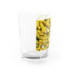 Mintyiitみんてぃっとの黄色いお花といたずら書き Water Glass :left