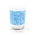 謎モノ店の長い濃い氷柄 Water Glass :left