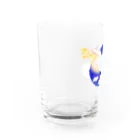 ミクモラのほほん日和の星シロナガスクジラ Water Glass :left
