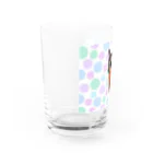 サビちゃんのサビ猫ソフトクリーム(ドット) Water Glass :left