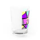 Ｍ✧Ｌｏｖｅｌｏ（エム・ラヴロ）の赤いくちびる💋（モザイク） Water Glass :left