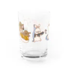 Rabbit Moreのうさずくしグラス Water Glass :left