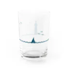 ますだわみのヨットと灯台 Water Glass :left