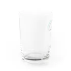 ONDA＋.の014: ONDA+. ロゴオリジナルグラス（ブルーカラー） Water Glass :left